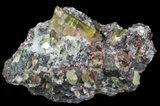 Apatite Crystals with Magnetite & Quartz - Durango, Mexico #64027-1